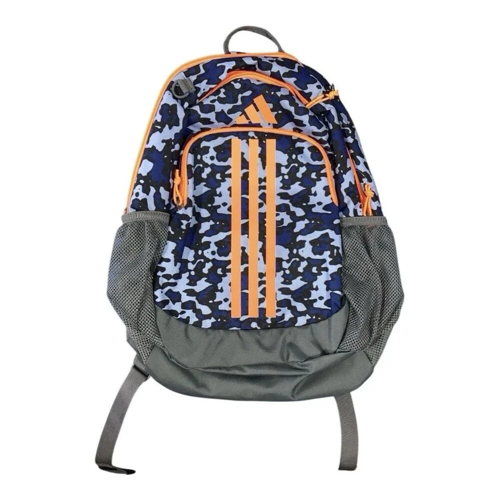 Adidas BTS Originator Backpack Flow Blur Onxy Grey Signal Orange NWT
